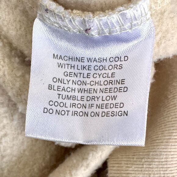 Looney Tunes Space Jam Tune Squad Hoodie Sweatshirt Bugs Cream Tan Size Unknown - Picture 15 of 16